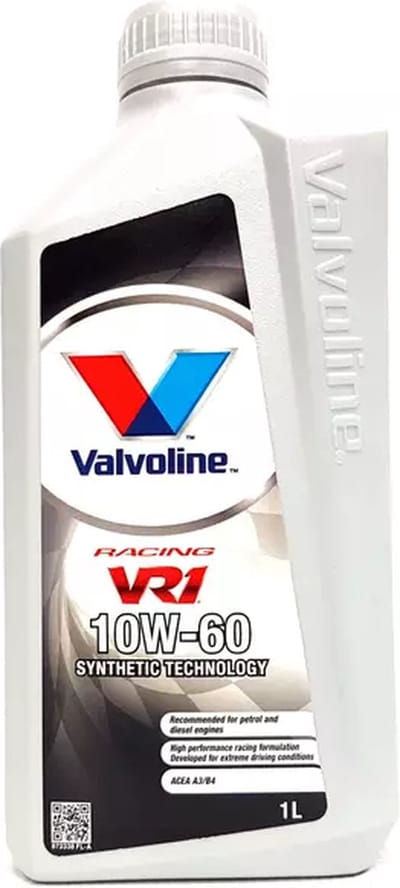 Motorolie Valvoline VR1 Racing 10W60 - 1L