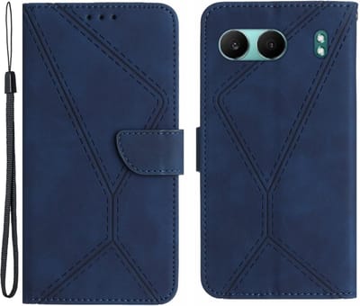 Coverup Hoesje - Geschikt voor OnePlus Nord 4 Hoesje - Coverup Book Case - Blauw