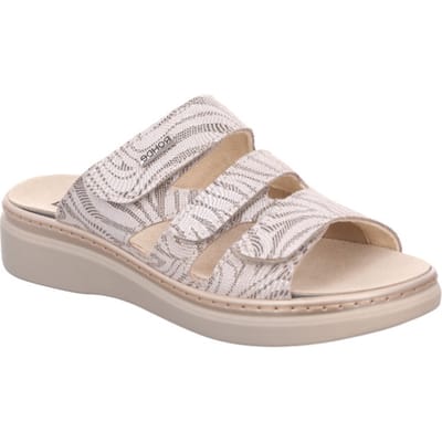 Rohde 5221 - Dames slippers - Kleur: Wit/beige - Maat: 39
