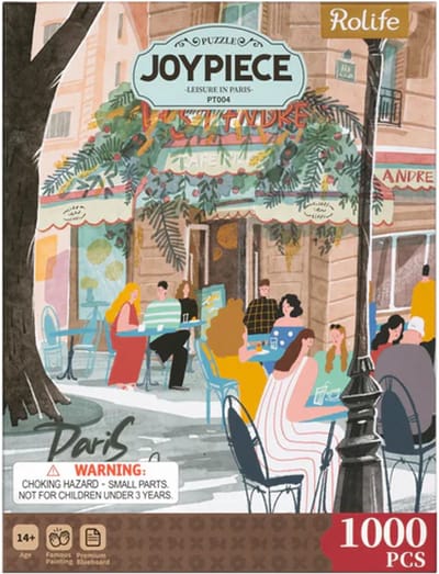 Robotime Rolife Leisure in Paris 1000 Piece Jigsaw Puzzle PT004 - Puzzel - Legpuzzel - 1000 stukjes