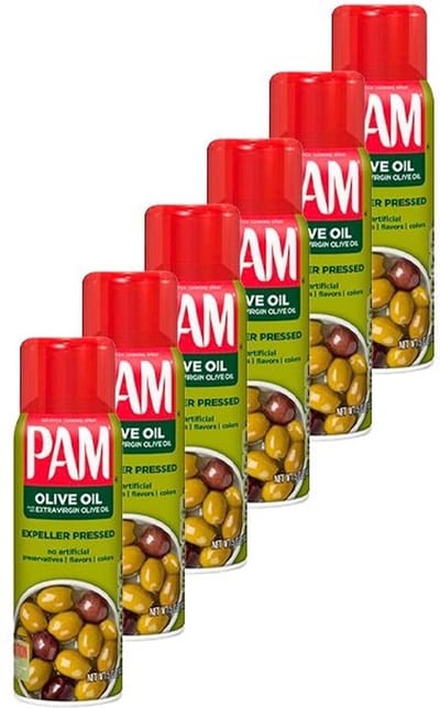 PAM | Cooking Spray | Olive Oil | 6 stuks | 6 x 141 gram