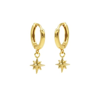 Karma hinged hoops symbool morning star gold M1936HIN