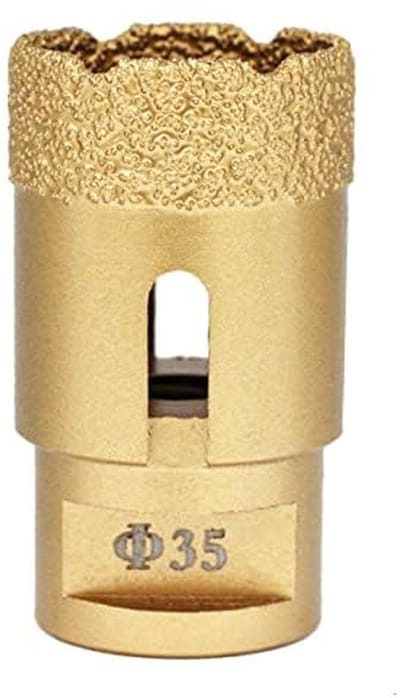 Diamantboor - Boorkroon - Gaten Boren - M14 Houder - 10-65 mm - Zilver