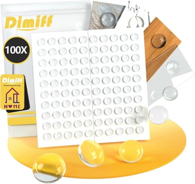Rubber Buffer - 100 Stuks Transparant Zelfklevend voor Geluidsreductie