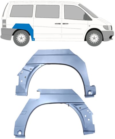 Reparatiepaneel achterspatbord voor Mercedes Vito I W638 1996-2003