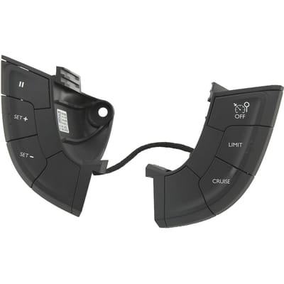 Stuurwielbedieningsschakelaar Knop 4112QK Multifunctionele Autoaccessoires Vervanging voor Peugeot 508 508SW 2011-2018 black