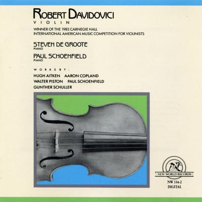 Steven De Groote, Robert Davidovici - Works By Aitken, Copland, Piston, Schoenfield, Schuller (CD)
