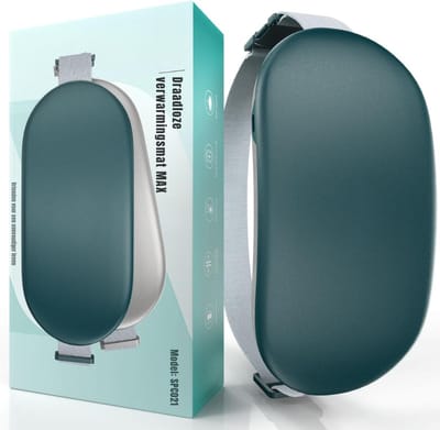 Nexvo® Warmtekussen oplaadbaar - Warmtekussen - Warmtekussen elektrisch - Donkergroen- 19cm x 9cm x 3cm