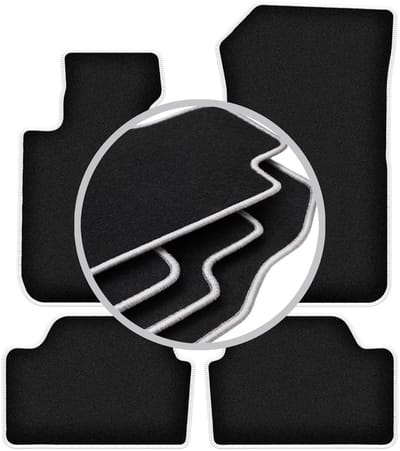 CARLUX-SILVER automatten voor: BMW 1 F21 hatchback (2011-2019)