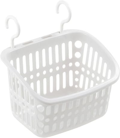 Hanging Shower Caddy van Plastic voor Badkamer en Keuken - Ruimtebesparende Opbergmand met Afvoergaatjes voor Shampoo, Conditioner en Zeep