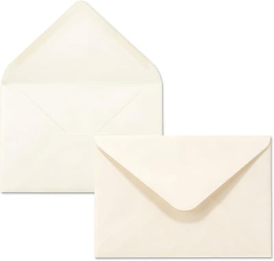 100 enveloppen voor bruiloftsuitnodigingen, kraftpapier, 110 g/m², formaat B6 (18,5 x 13,5 cm), nat lijmen, enveloppen zonder venster, enveloppen voor bruiloft, gekleurde enveloppen, enveloppen