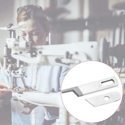 Multifunctionele Set van 2 Overlock Snijbladen voor Huishoudmachines, Geschikt voor Diverse Serger Modellen zoals BL202, BL302 en BL400D