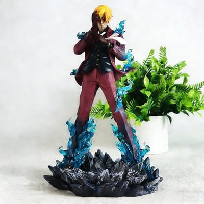 Statue de Personnage de Dessin Animé Ornement One Piece Tengai Sanji Modèle Anime Fait Main Excellent Choix Pour Jouets Tendance Adorables Et Objets de Collection 25cm black