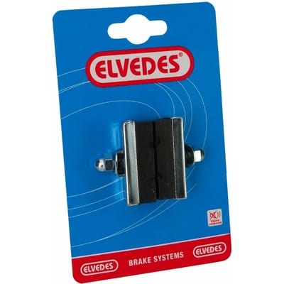 Elvedes Caliper velgremblokjes - X-groove ontwerp - Verbeterde remprestaties - 40 mm - Wit - Per paar