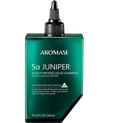 AROMASE - Shampooing Liquide Purifiant Cuir Chevelu Genévrier, 260 ml - Shampoing purifiant