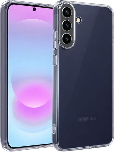 Hoesje - Geschikt voor Samsung Galaxy A37 - Sterk & Shockproof - Siliconen Case - Hoes Cover - Telefoonhoes - Transparant