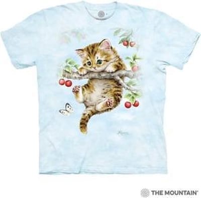 The Mountain Adult Unisex T-Shirt - Cherry Kitten