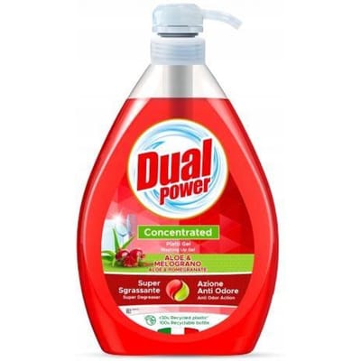 Liquide vaisselle concentré piatti gel aloe&grenade 1l - double puissance