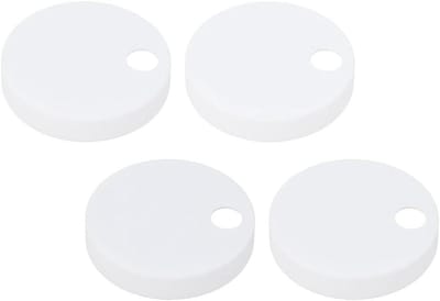 Toiletbril Scharnierhoezen - Bout Covers - Badkamer Decoratie - Eenvoudige Installatie - 45 mm - Wit