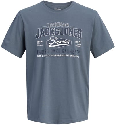 JACK & JONES PLUS - JJELOGO TEE SS O-NECK 2 COL AW26 SN PLS Heren T-shirt