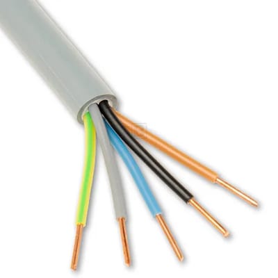 Waskonig en Walter YMVK Kabel 5 x 1,5mm2 YMVK ring - Grijs - 100 meter