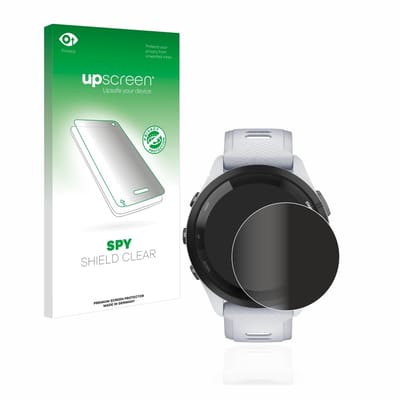 upscreen - privacy screenprotector voor Garmin Forerunner 265 (46 mm) - Folie Beschermfolie Blauwlichtfilter