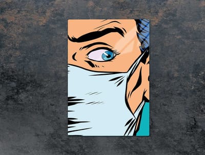TMK ArtDeko 35x52 Serie - Snijplank van gehard glas - Maska - Meerzijdig gebruik