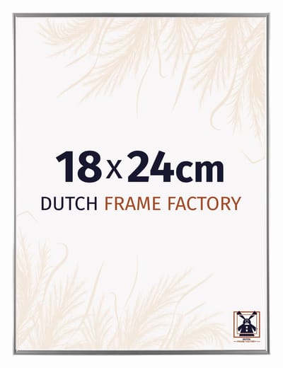 Fotolijst 18x24 cm - Kunststof - Zilver Hoogglans - Easy