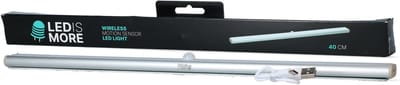 LED is more - Led lamp met bewegingssensor – Draadloos – Magnetisch – 40cm