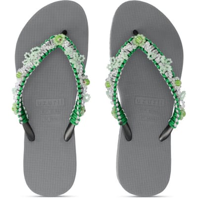 Uzurii | Teenslippers | Dames | Zilver | Maat 37/38