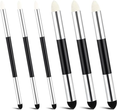 6 Stuks Dubbelzijdige Blending Sponzen voor Tekeningen, Herbruikbare Wrijfkwasten en Accessoires voor Kunstenaars en Studenten