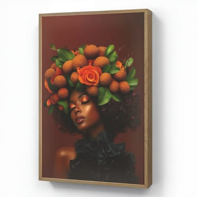 Wandlamp 60x90 cm - Oplaadbaar - Vrouw - lychee - exotisch - Wandlampen binnen woonkamer - Slaapkamer lamp - Decoratieve nachtlamp - Vloerlamp draadloos