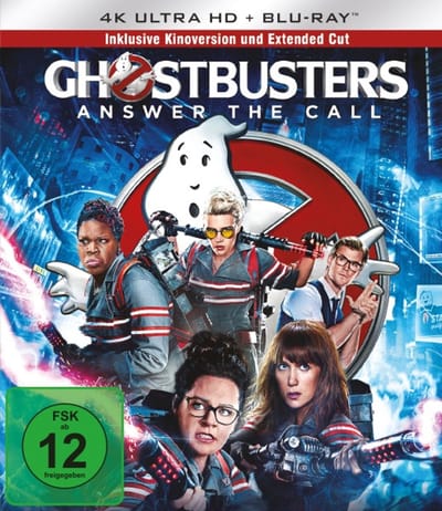 PLAION Ghostbusters Blu-ray 4K Ultra HD Duits, Engels, Frans, Italiaans, Pools, Russisch, Turks