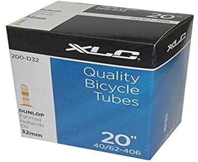 Fietsbinnenband voor volwassenen 20 x 1,5/2,5 - 40/62-406 DV 35 mm - Zwart