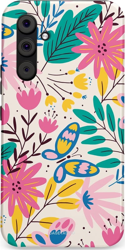 Casetastic Hoesje Geschikt voor Samsung A54 (5G) - Stijlvolle Beschermende Duo-layer Case - Lente Leven