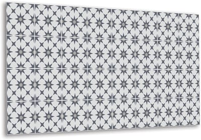 Tulup PVC Wandpaneel - Geometrische Constritie Vinyl Wandpaneel - 100 cm x 50 cm - Grijs Wandbekleding Vinyl - 1 stuk - PVC Muurpaneel - Mozaïek Muurpaneel - Wandpaneel PVC - Plaktegels Keuken en Badkamer