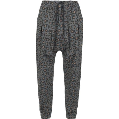 R.E.D. Rock-Engineered Design Blauw/grijze basic vrijetijdsbroek in loose fit - Dames - S