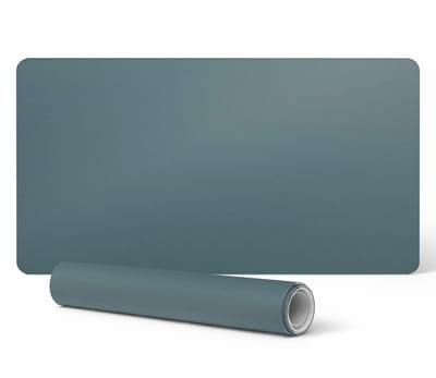 Antislip bureauonderlegger met print, donkerblauwgroen, 90x45 cm