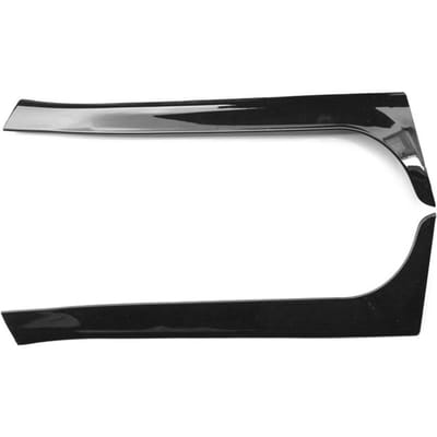 Achterruit Zijspoiler Canard Canards Splitter Vervanging voor VW Golf 6 MK6 2008-2013 zwart