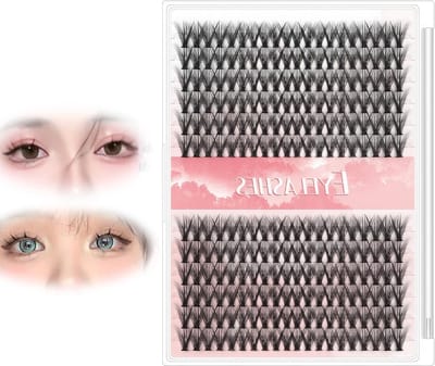 240 Stuks Wimperclusters Set voor Wimperextensions, 30D + 40D D-Curl, Mix van Individuele Wimpers, DIY Wimperverlenging 11-16 mm