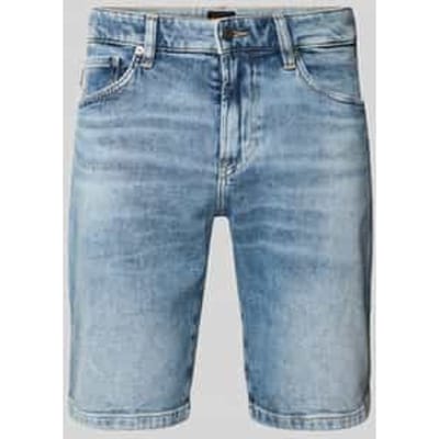Korte regular fit jeans in used-look, model 'Re.Maine'