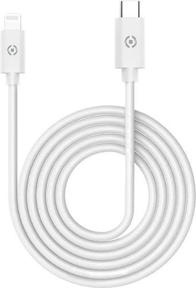 Celly USB-C naar Lightning Kabel - Laden en synchroniseren – Power Delivery technologie - 60 Watt - 1 meter