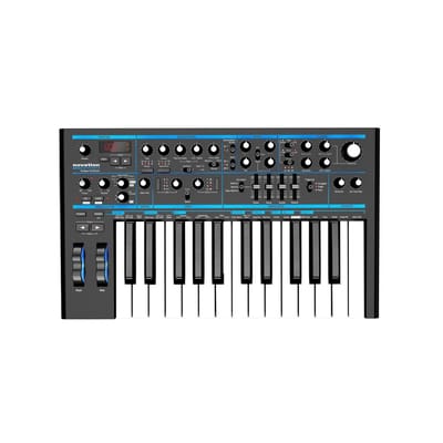 Novation Bass Station II - Analoge Synthesizer - 25 Volwaardige Toetsen - Parafoon - Twee Analoge Filters - DCO's - Sub-Oscillator - 32-Staps Sequencer - AFX Mode