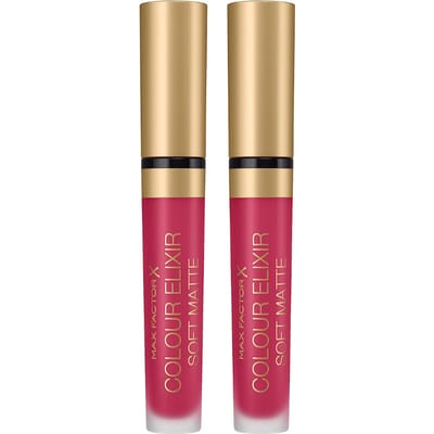 2 x Max Factor Colour Elixir Soft Matte Liquid Lipstick - 025 Framboos