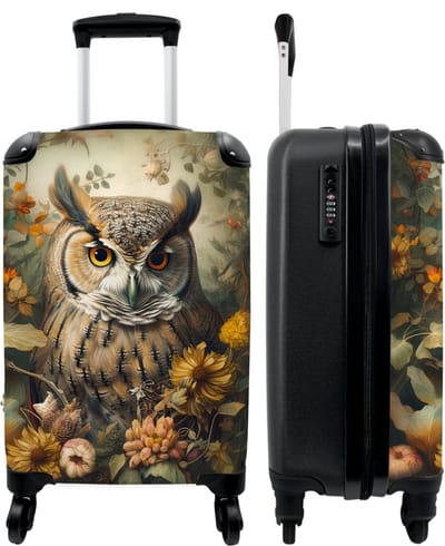 NoBoringSuitcases.com - Fotokoffer - Past binnen 55x40x20 cm en 55x35x25 cm - Trolley handbagage koffer - Weekendtas travelgift - Valiezen met wieltjes volwassenen - Suitcase small cabin size - Reiskoffer op wielen - Harde rolkoffer lichtgewicht
