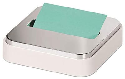 Notitiedispenser voor 3" x 3" Notities met Stalen Bovenkant