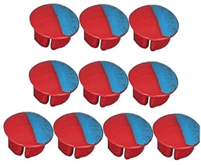 Universele warm/koud indicator voor kranen - 10 stuks