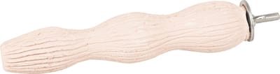 Flamingo - Vogelzitstok Calcium Gegolfd - Wit - S - 4 x 4 x 20.5 cm