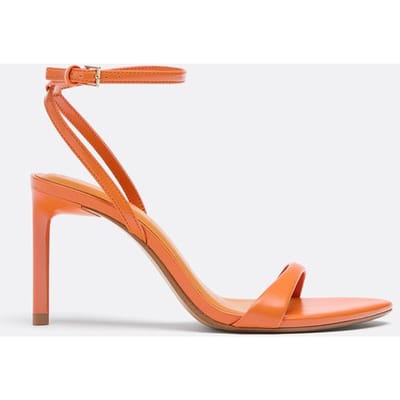 Stradivarius Sandalen met smalle hak  Oranje 35