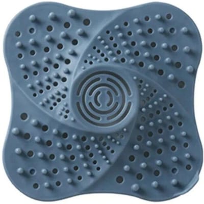 1 st Anti-verstoppende Haarvanger en Stop Stopval Douche Vloerafvoerhoezen Spoelbak Zeef Filter Badkamer Keuken Accessoires blauw